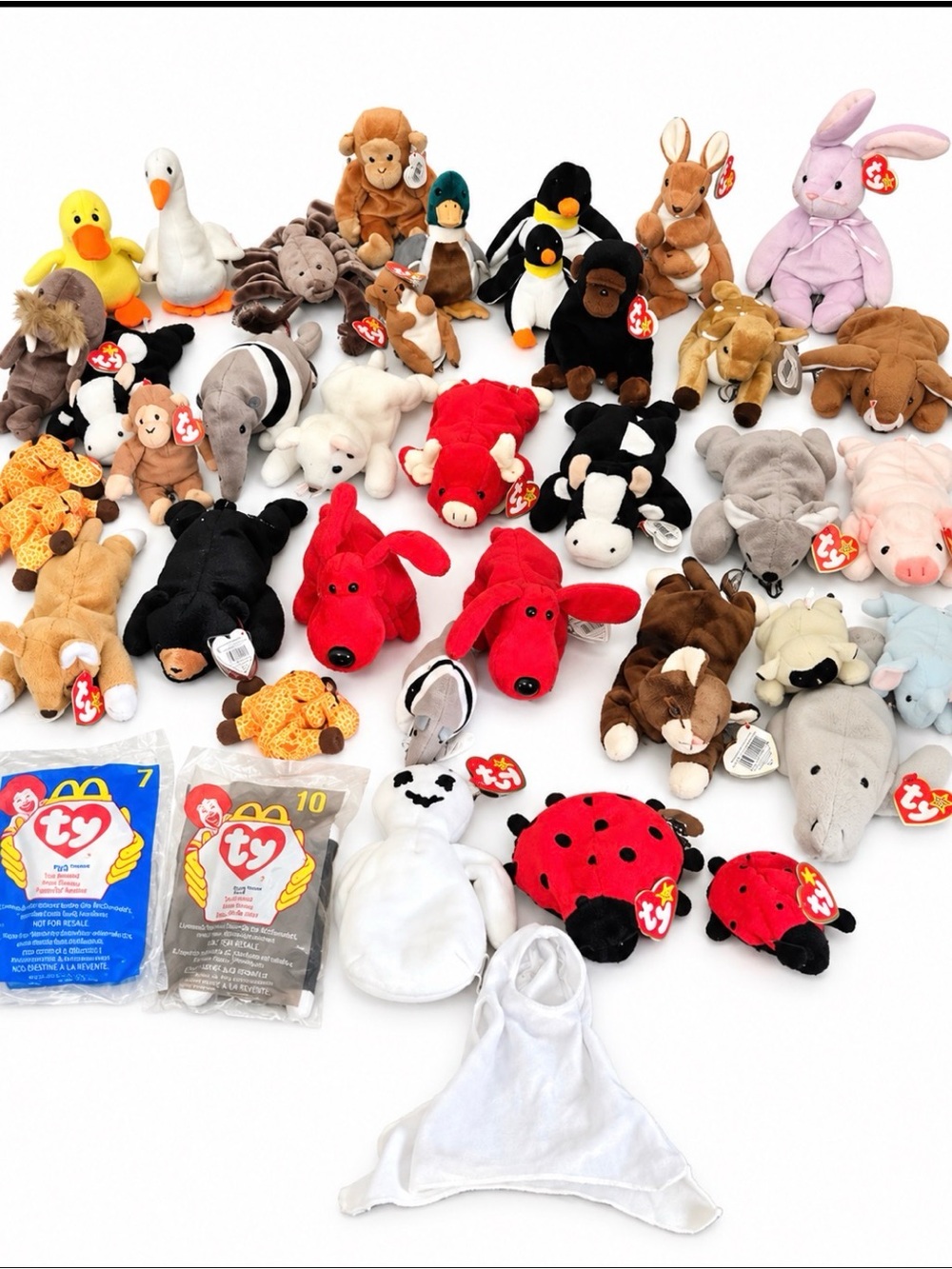 Vintage-Era TY Beanie Babies Collection – Retired Plush Animals With Tags 38